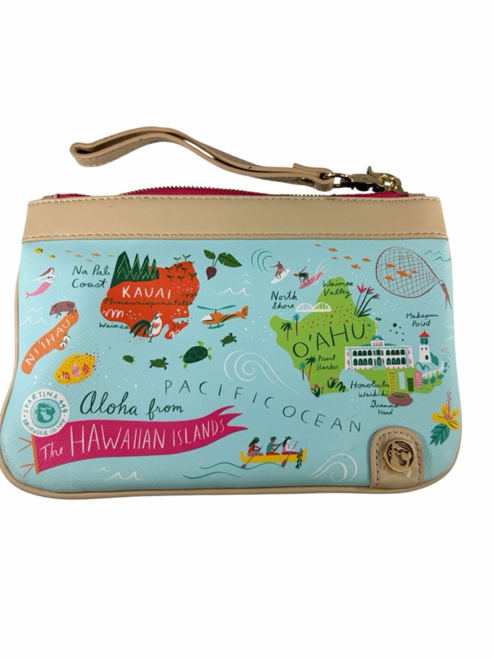 Spartina 449 Hawaiian Islands Zip Wristlet